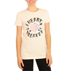 Elevenparis Womens Heart Breaker Graphic T-Shirt - 1 of 4