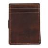 CTM Men's Leather Front Pocket Wallet with Elastic Keeper - 2 of 4