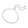 Ross-Simons Italian Sterling Silver and 1.58 ct. t.w. CZ Jewelry Set: 3 Bolo Bracelets Size - 3 of 4