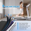 Belatt Folding Treadmill 2.5HP with Incline, Bluetooth, LCD Display, Heart Rate Sensor, Running Machine for Home Gym - 3 of 4