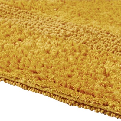 Lux Premium 100% Cotton Tufted Solid Reversible 4 PC Bath Rug Set – Ultra-Soft, Water-Absorbent, Durable, Machine Washable Bathroom Rug