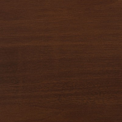 Walnut and Natural Rattan 2-Drawer Nightstand