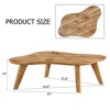 NicBex Modern 47.2" Cloud Shape Coffee Table with Wood Frame for Living Room and Bedroom - 2 of 4