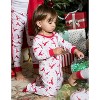Leveret Cotton Kids Footed Pajamas Buffalo Plaid - Buffalo Check Pajamas - 2 of 3