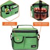 OPUX Large Insulated Lunch Bag Men Women, Leakproof Thermal Reusable Soft Cooler Tote Work School Adult Kid Boy Girl - 4 of 4