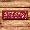 Slickblue Missing Picture on Wine Bottle Sign, 3.5x10 Solid Pine Rustic Wood Plaque, Multiple Colors - 2 of 3