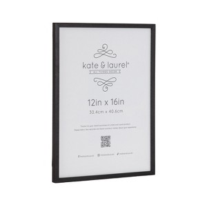 Kate & Laurel All Things Decor 12"x16" Gallery Wall Wood Photo Frame Black - 1 of 4