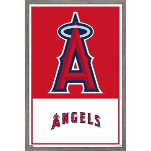 Trends International MLB Los Angeles Angels - Logo 22 Framed Wall Poster Prints - 1 of 4