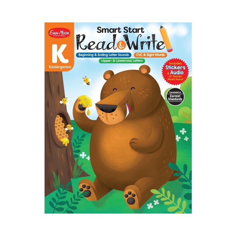 Smart Start: Read and Write, Kindergarten Workbook - (Smart Start: Read & Write) by  Evan-Moor Educational Publishers (Paperback), 1 of 2