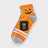 Women's Trick-or-Treat Sporty Halloween Ribbed 5pk Ankle Socks - Hyde & EEK! Boutique™ Orange/Black/White 4-10 - image 2 of 3