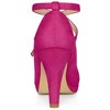 Allegra K Women's Platform Cross Strap Round Toe Stiletto Heels Pumps - 3 of 4