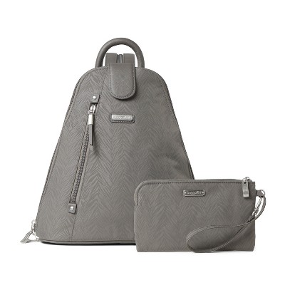 baggallini Women's Metro Convertible Backpack with RFID Wristlet