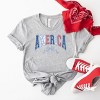 Simply Sage Market Coquette America Arched Short Sleeve Tee - 3 of 4
