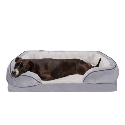 FurHaven Velvet Waves Perfect Comfort Full Comfort Sofa Dog Bed