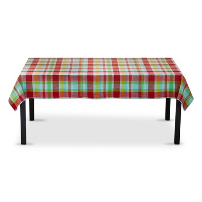 Tag Fresh Pick Plaid Tablecloth - 84" x 60" - Everyday Use, Machine Washable, Perfect for Dining and Entertaining