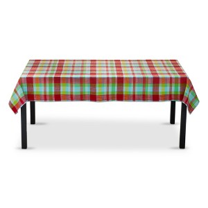 Tag Fresh Pick Plaid Tablecloth - 84" x 60" - Everyday Use, Machine Washable, Perfect for Dining and Entertaining - 1 of 2