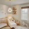 Rennnsan Norellia 19"W 9-Light Sputnik Dandelion Crystal Modern Glam Dimmable Chandelier - 4 of 4