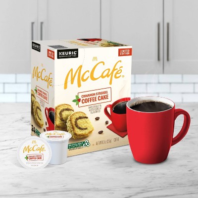 McCafe Cinnamon Streusel Coffee Cake Medium Roast Coffee - 24ct
