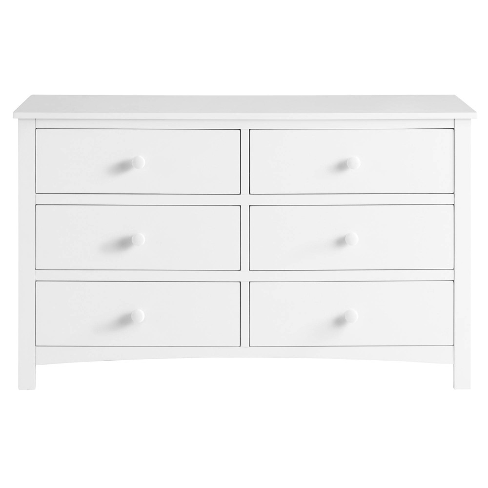 Photos - Dresser / Chests of Drawers Oxford Baby 6-Drawer Dresser - Snow White