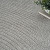 Nourison Gemma Abstract Curve Indoor Area Rug Grey 7'10" x 9'10" - 3 of 4