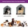 41in x 38in Outdoor Dog House Large Pet Shelter All Weather Sturdy Kennel with Airflow - 2 of 4