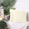Unique Bargains Sofa Couch Decorative Soft Faux Fur Fuzzy Plush Throw Pillow Covers 2 Pcs - 2 of 4