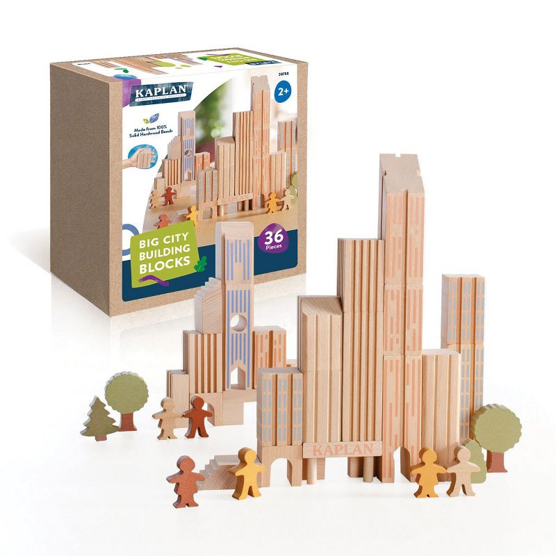 Kaplan Early Learning Big City Building Blocks  - Set of 36, 1 of 5