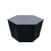 UPHA 28-Inch Hexagon Outdoor Coffee Table – Magnesium Oxide Coffee Table for Patio, Backyard & Garden - 2 of 4