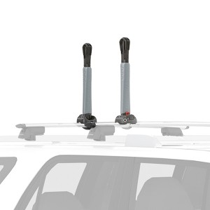Yakima BigStack Mounted Foldable Versatile Kayak Stacker Carries Up to 4 Boats Fits Round, Square, Factory, and Aerodynamic Crossbars - 1 of 4