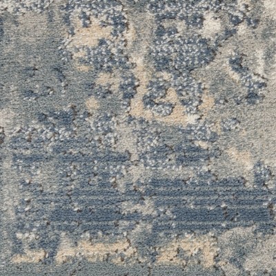 Abstract Beige/Grey Handmade Synthetic Reversible Area Rug