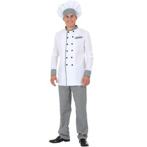 HalloweenCostumes.com Men's Chef Costume - 1 of 2