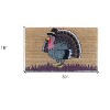 HomeRoots 18" X 30" Brown and Black Coir Birds Outdoor Holiday Door Mat - 3 of 4