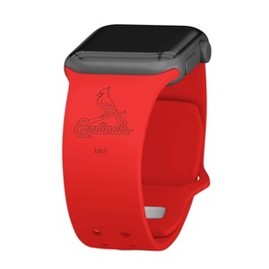 MLB St Louis Cardinals Wordmark Engraved Apple Watch Band - 1 of 4