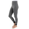 MUK LUKS Women's 4" High Waisted Fleece Lined Leggings - image 3 of 4