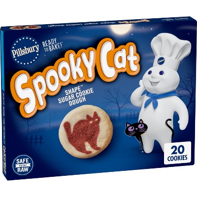 Pillsbury Spooky Cat Shape Cookies - 9.1oz/20ct