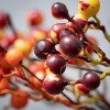 Artificial Fall Berry Stem Multicolor 29.5"H  Set of 3 - 2 of 2