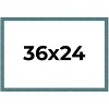 PosterPalooza | Simple Blue Picture Frame - UV Acrylic, Backing Board, Hanging Hardware Included - 2 of 4