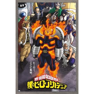 Trends International My Hero Academia: Season 6 - Teaser Key Art Framed Wall Poster Prints - 1 of 4