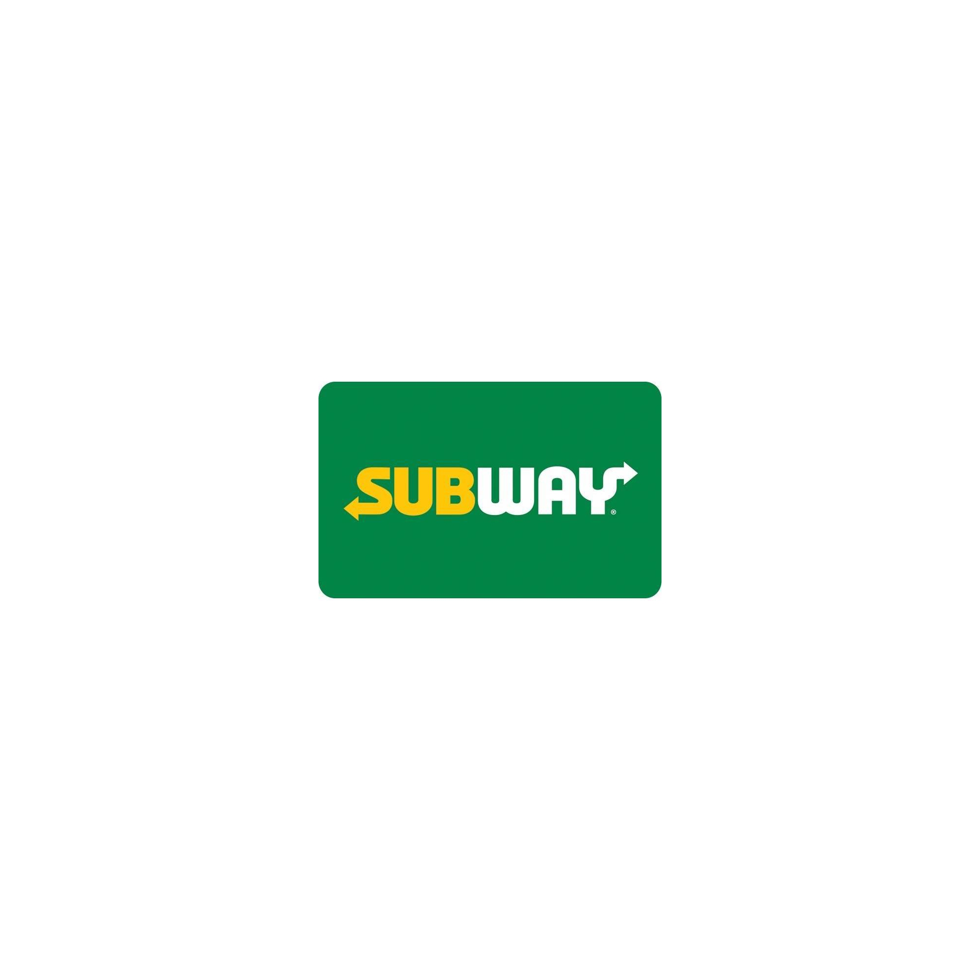 Subway $25 Gift Card (Mail Delivery)