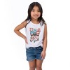 The Juniper Shop Coquette USA Bow Grunge Toddler Tank - 4 of 4