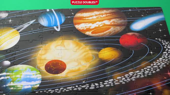 The Learning Journey Puzzle Doubles! Glow in the Dark! Space (100 pieces), 2 of 7, play video