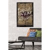 Harry Potter - Marauder's Map Framed Poster Trends International : Target