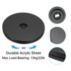 Unique Bargains High-strength Plastic 360-degree Rotating Durable Smooth Rotation Black Swivel Turntable 1 Pc - image 3 of 4