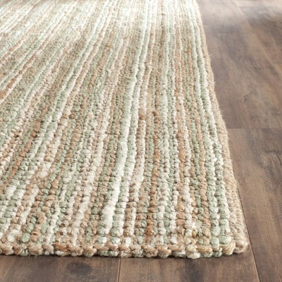 Handwoven Sage and Natural Jute Area Rug