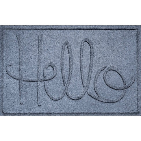 J&v Textiles Original Durable Rubber Door Mat, 18x28, Heavy Duty Doormat,  Indoor Outdoor, Waterproof, Easy Clean, Low-profile Mats For Entry, Garage  : Target