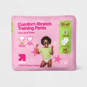 Girls' Comfort-Stretch Disposable Training Pants - up&up™ - 1 of 4