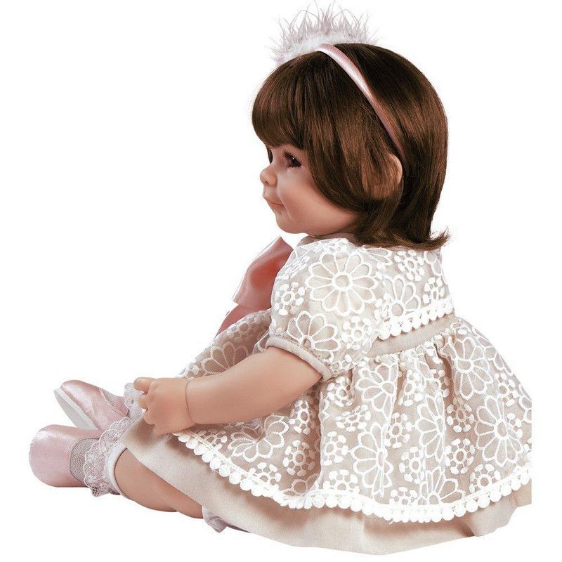 Adora Realistic Baby Doll Enchanted Toddler Doll - 20 inch, Soft CuddleMe Vinyl, Brown Hair, Brown Eyes, 4 of 9