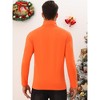 Lars Amadeus Men's Slim Fit Long Sleeves Knitted Pullover Turtleneck T-Shirt Tops - 3 of 4