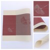 REGALWOVEN PVC Heat Resistant Washable Placemats 18 x 12 Inch 6 Pcs - 2 of 4