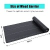 3*300FT 3.24oz Weed Barrier Fabric Heavy Duty - Easy Install & Rugged Plastic Ground Cover Weed Barrier for Gardens, Landscaping Fabric - 2 of 4